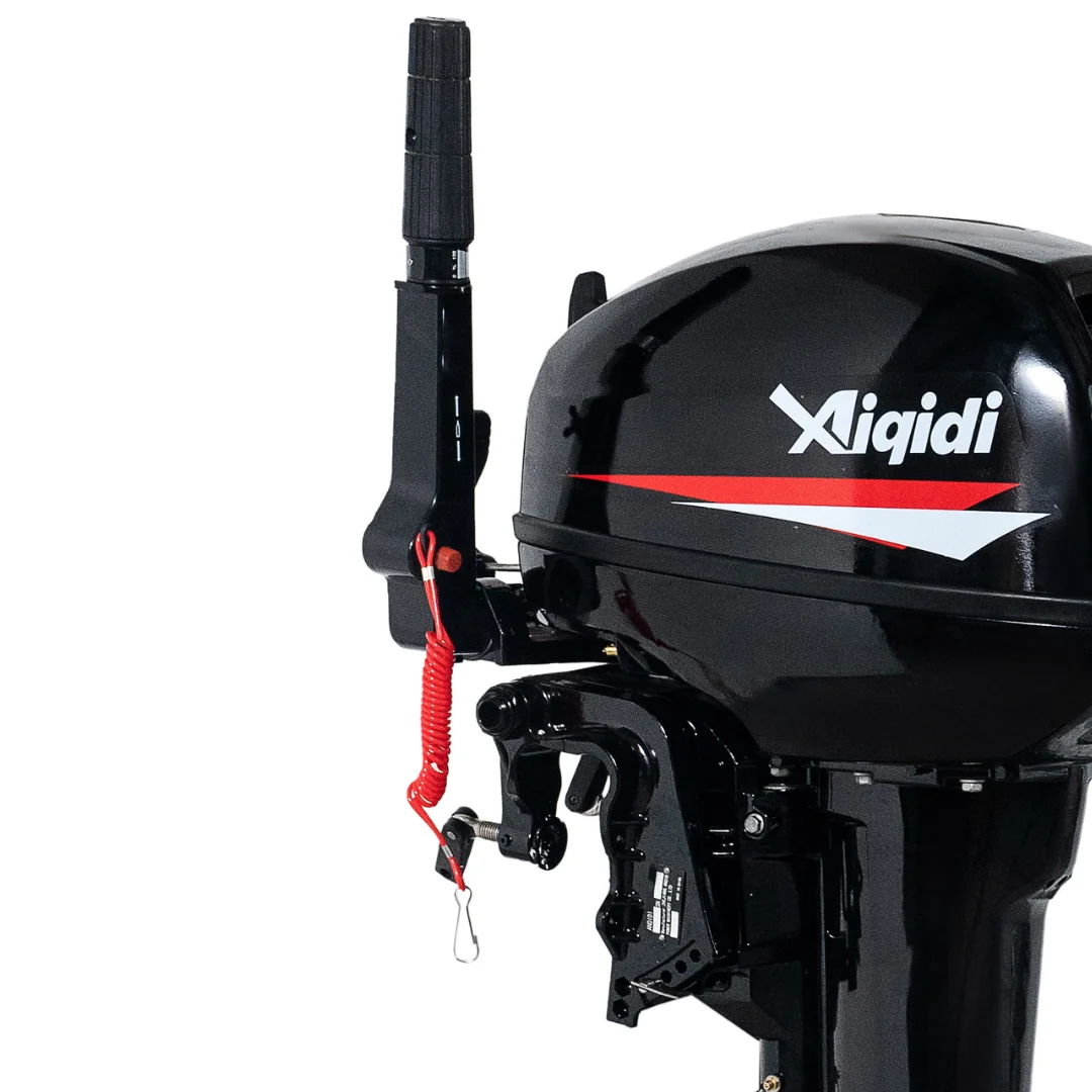 AIQIDI 15HP Outboard Propulsion Gasoline-Powered Fishing Boat Speedboat 2-Stroke Motor Outboard