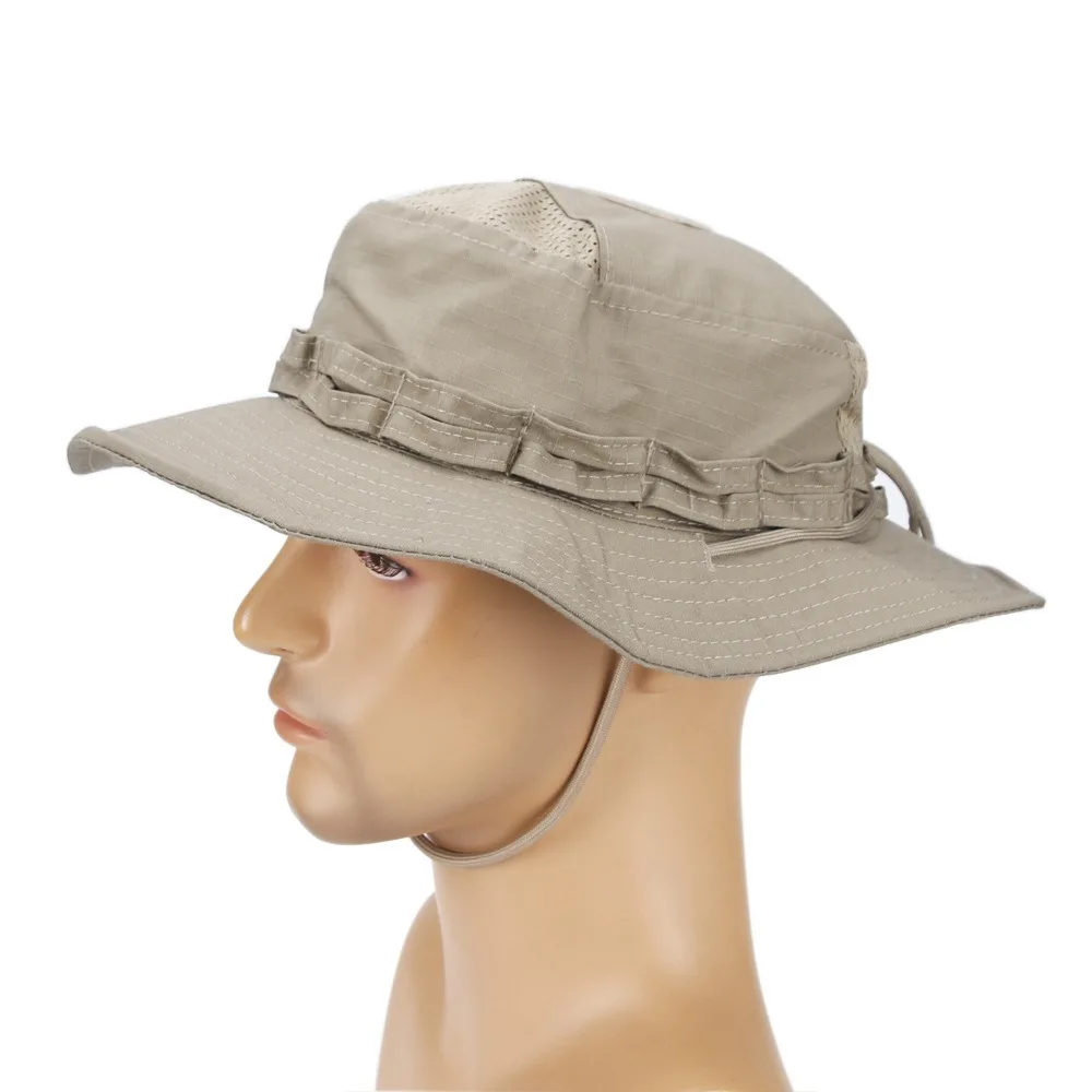 Tactical Sunscreen Boonie Hat New Camouflage Fishing Caps Jungle Cap Men Outdoor