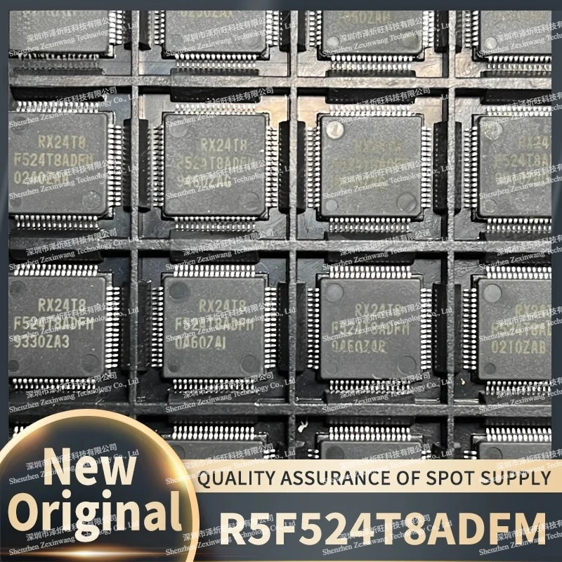 (2-10piece) 100% New Original R5F524T8ADFM F524T8ADFM RX24T8 QFP-64 R5F524T8ADFP QFP-100 Microcontroller Chip