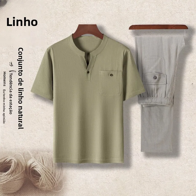 summer-cotton-linen-ort-sve-t-irt-set-for-dad-middle-aged-men's-clothing-ly-men's-faion-linen-tang-suit
