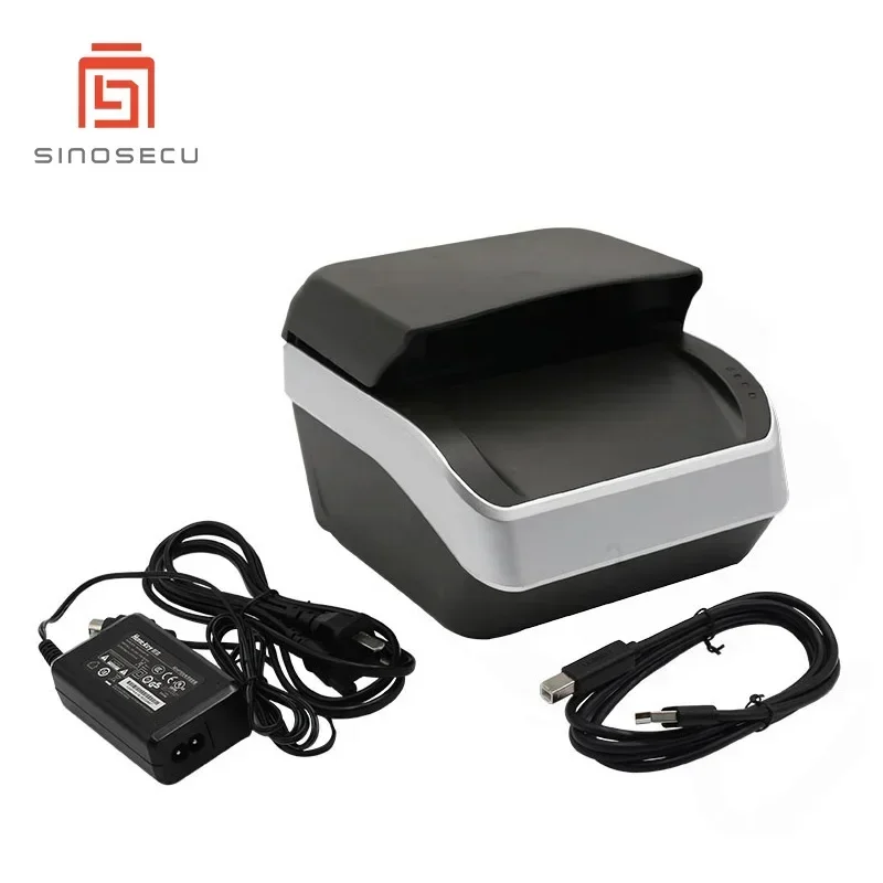 Sinosecu passport scanner  and ID card scanner are security scanner machine for Hotel airport kiosk and desk MRZ passport reader