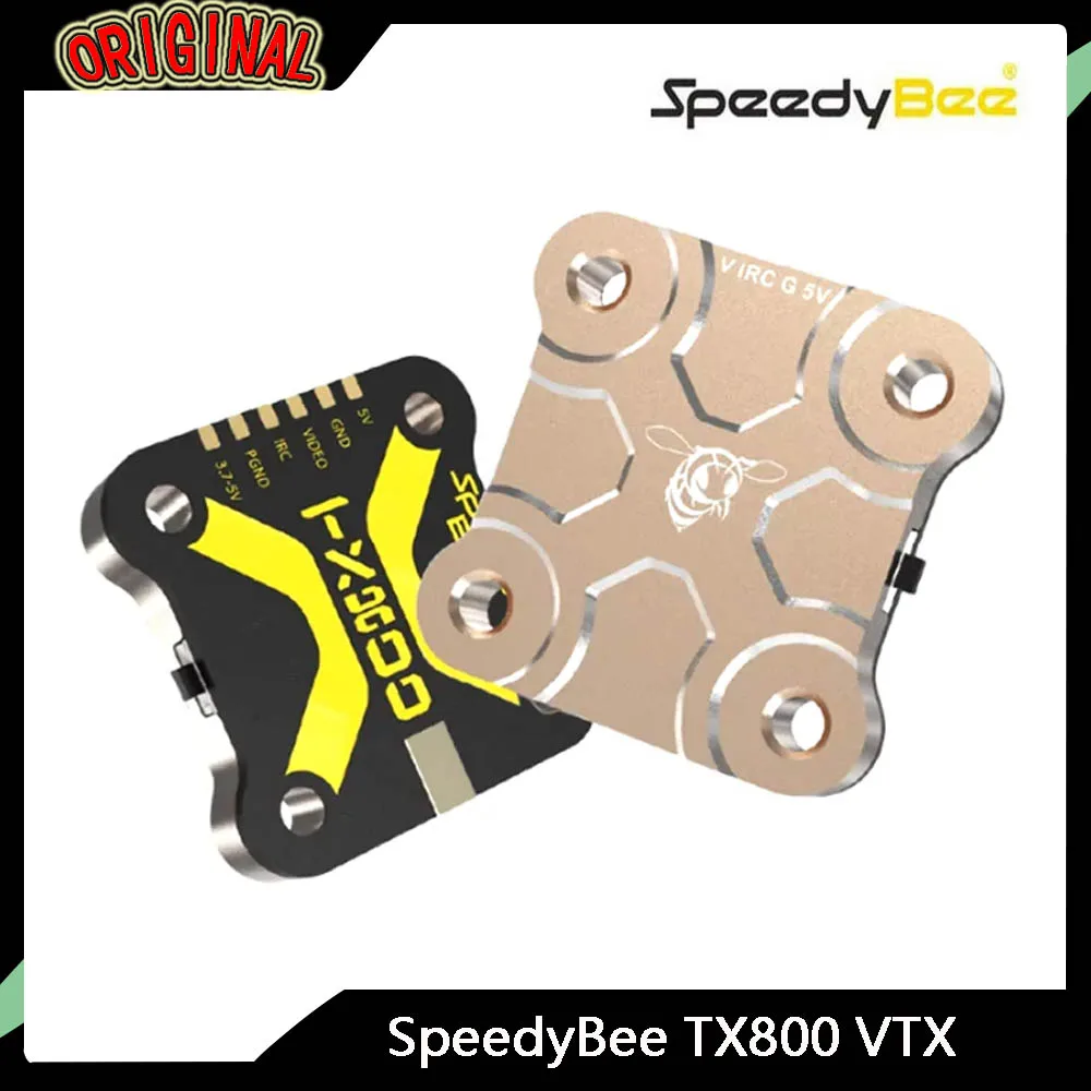 

SpeedyBee TX800 5,8 ГГц 48 каналов VTX — 25–800 мВт, регулируемый, PitMode, Tramp, дальнего действия для гоночных дронов FPV