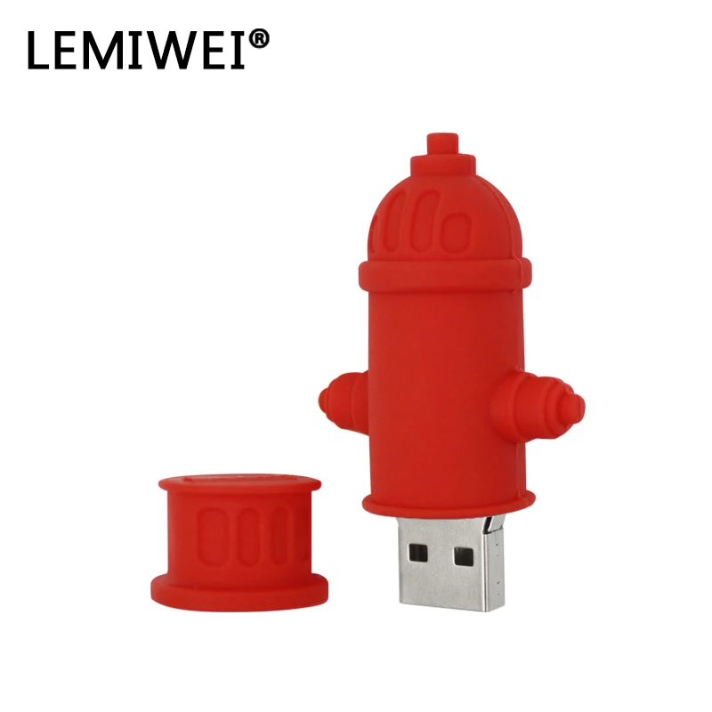 Hoạt Hình Phần Cứng Cụ Đèn LED Cổng USB 64GB Pendrive Búa Vòi Nước Thủy Điện Cờ Lê Máy Khoan Điện Bình Cứu Bút USB