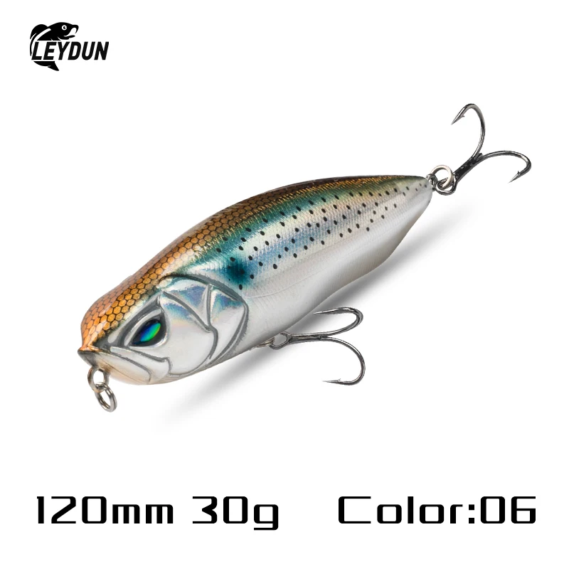 LEYDUN Z-Claw Angelköder, schwimmender Bleistift, 86 mm, 100 mm, 120 mm, Topwater, harte Köder, Oberfläche, Stickbait, gute Aktion, Bass-Wobbler
