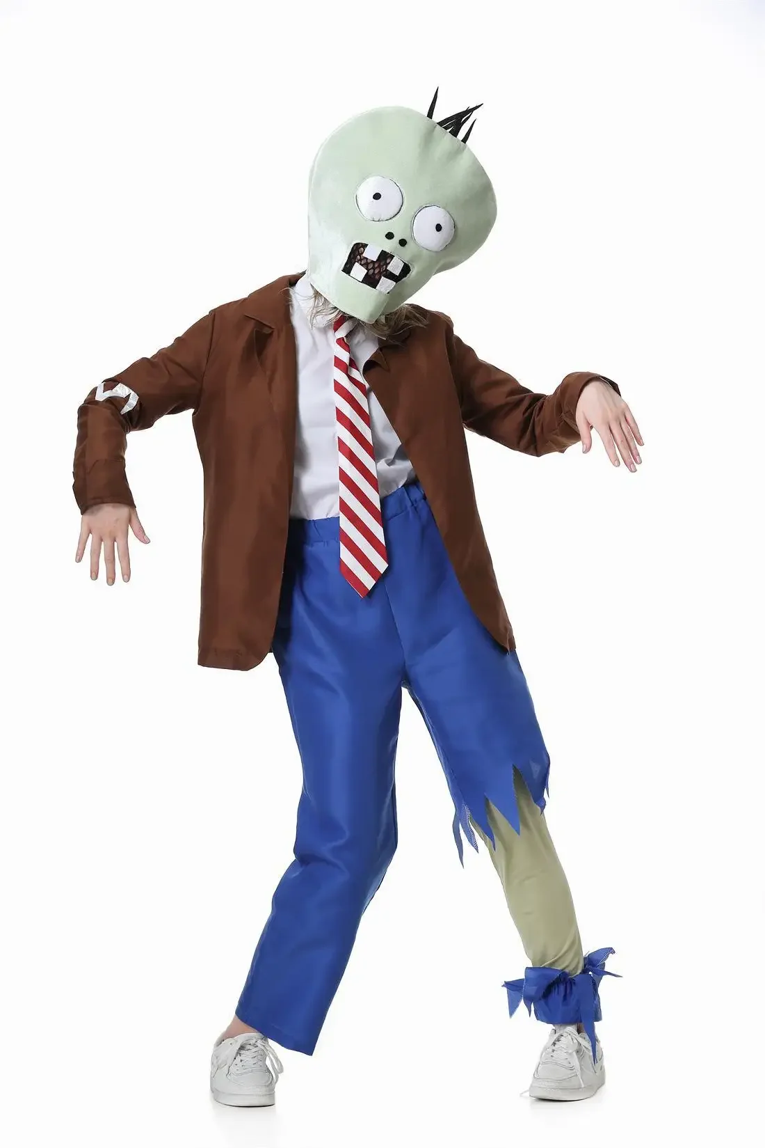 2025 نباتات الزومبي النسائية للهالوين مقابل لعبة الزومبي ملابس لعب الأدوار فستان الوالدين والطفل أزياء تنكرية