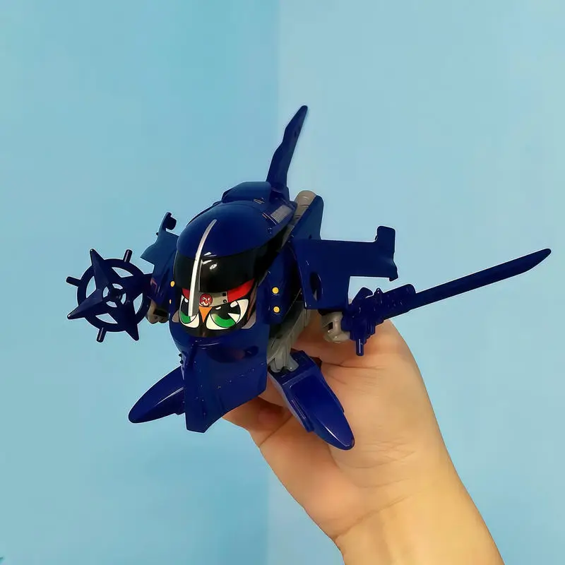 

Nanhai Ninja Iron Brave Train Man Animation GK Hand-held around the table with creative chassis ornaments tide play gifts.