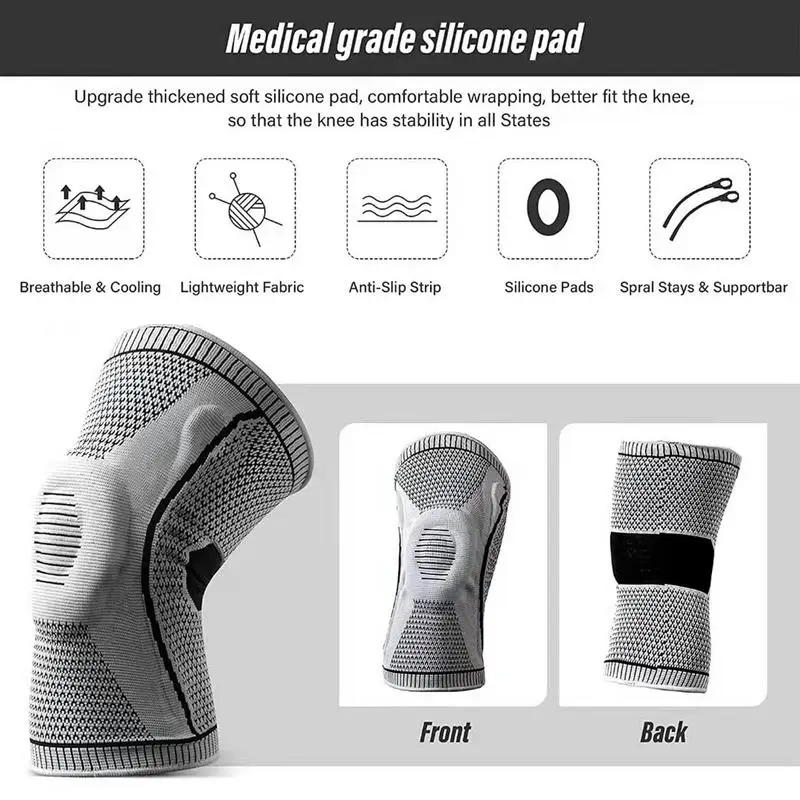 

Knee Sleeves Compression Leg Sleeve Anti Collision Leg Support Protector For Workout Jogging Gym Running Weightlifting Squats