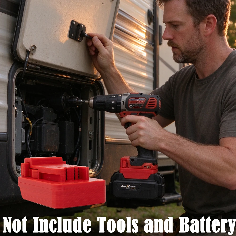 Electric For XFINITY 20V Lithium Battery Adapter Convert To For Milwaukee 18V Li-ion Drill Tools Power Accessoriess(NO Battery)
