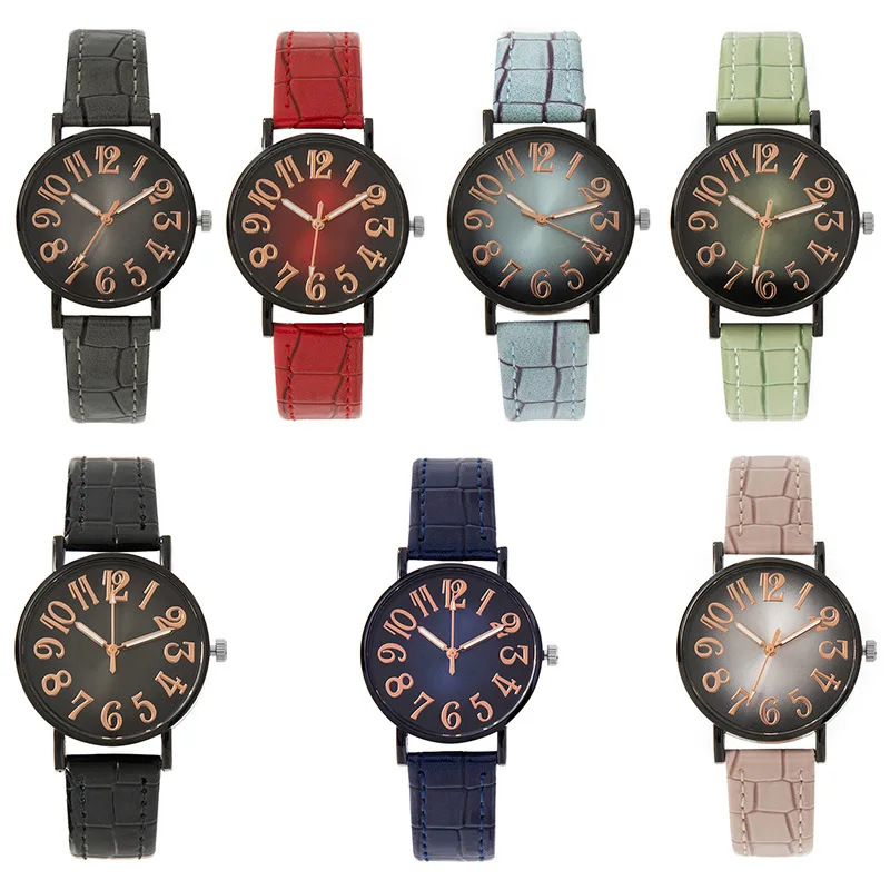 Women's Watches Fashion Niche Casual Quartz Belt Student Female Watch Large Dial Ladies Watch Suitable For Daily Wear School