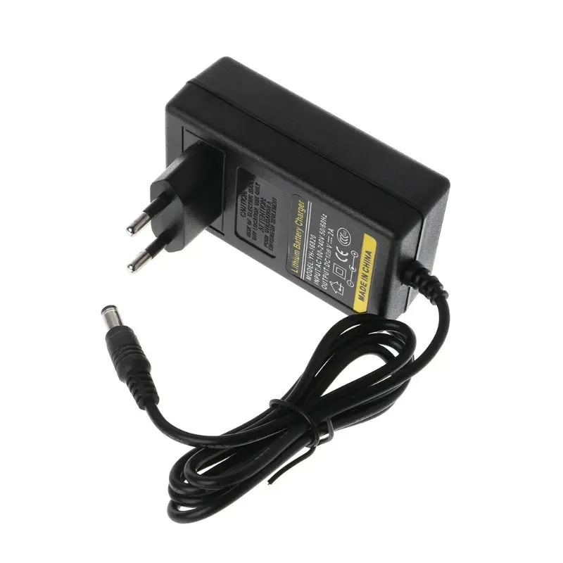 Charger 8.4 2A/12.6V/16.8V/16.8V 1Afor Dc 2A Intelligent Lithium Li-on Power Adapter EU US Plug  100-240V AC 50/60Hz Charg