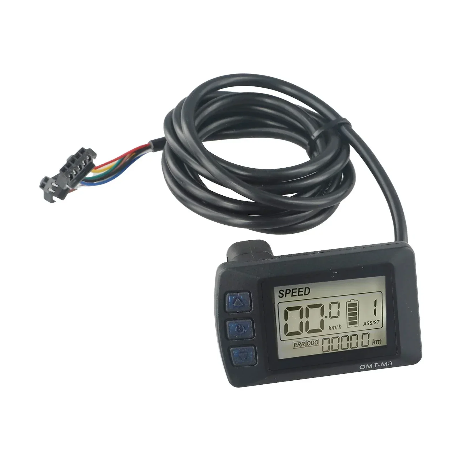 36V 48V E Bike LCD Display for Scooter OMT for M3 with Functionality Including Backlight Adjustment and Trip Distance