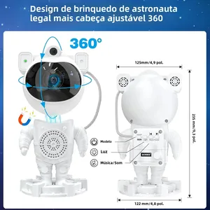 Astronaut Starlight LED Projector Room Atmosphäre Nachtlicht Aurora Mond Astronaut Bluetooth Alto-Sprecherzubehör 12 Hauptverkäufe Aurora LED Bar - №9