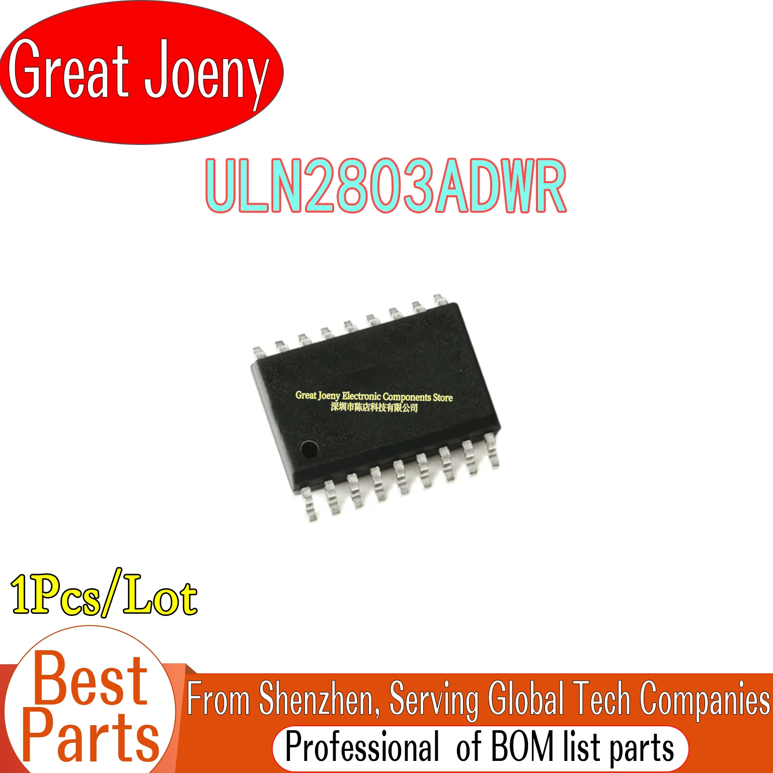 

100% New Original ULN2803ADWR ULN2803A ULN2803ADW IC Chipset SOP-18
