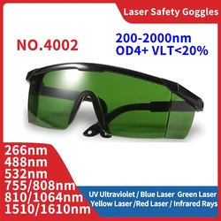 Laser Safety Glasses Goggles IPL 1064nm Infrared 355nm UV Protective Glasses Shield Protection Eyewear for Laser Machine Work