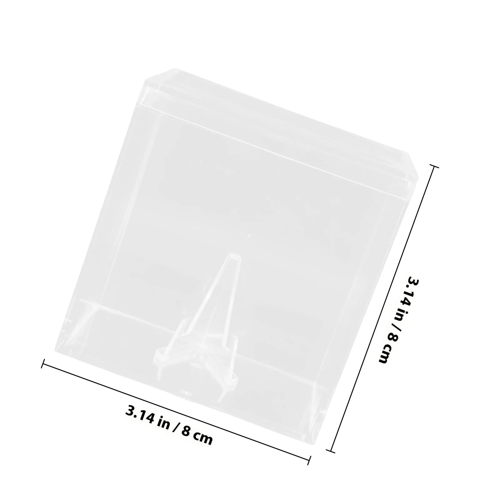 1 قطعة عرض الاكريليك صندوق مجوهرات المنزلية المحمولة أساور خاتم أقراط مجوهرات صندوق خاتم الزخرفية للتخزين #6