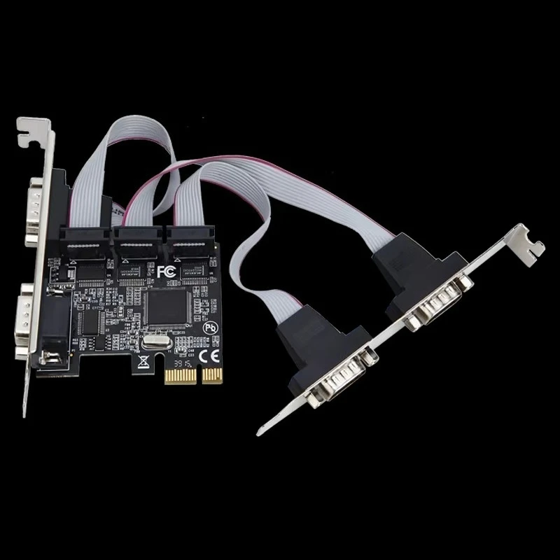 PCI-E to 4 Port RS232 Serial Card MCS9900