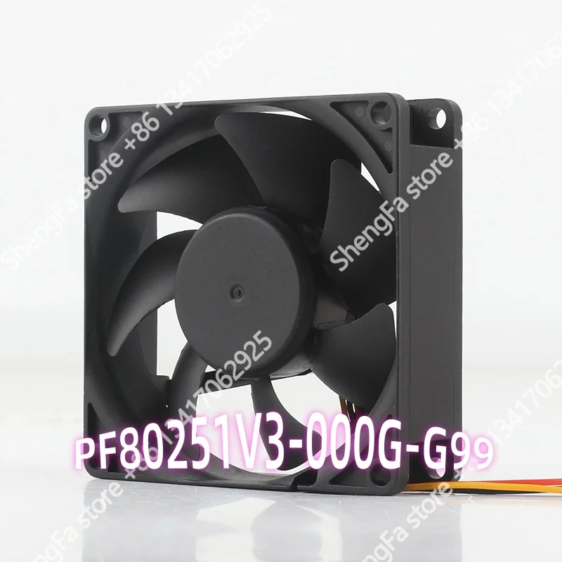 cooling fan New original 5V 24V 48V 8025 80X80X25MM 8CM Maglev ultra-quiet PF80251V3-000G-G99 DC 12V 2.7W