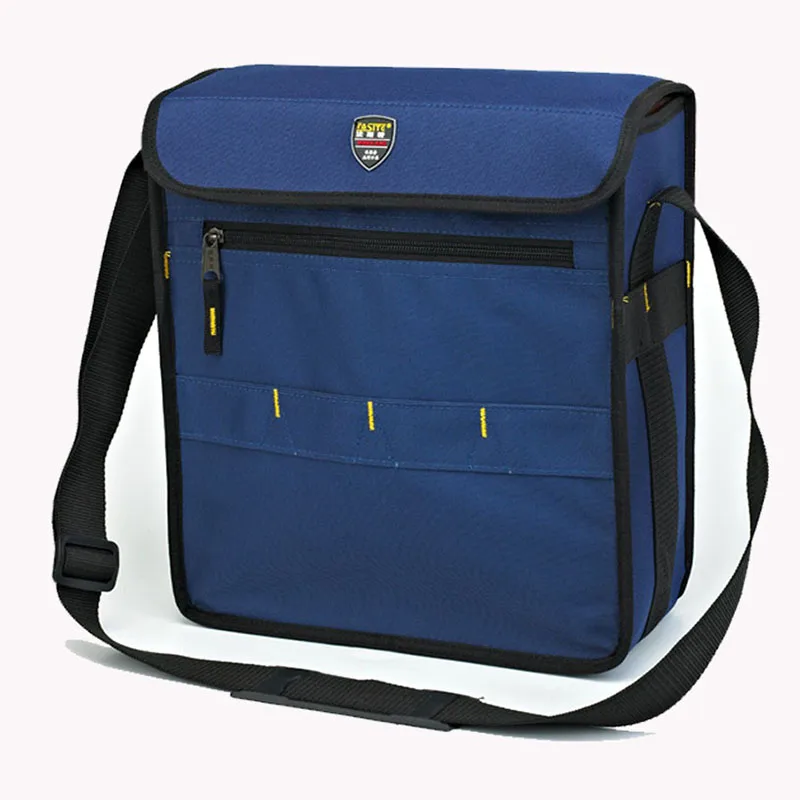 Imagem -06 - Bolsa de Ombro Única Eletricista Masculina Kit de Ferramentas de Reparo Organizador Multifuncional Carpintaria Oficina Bolsa