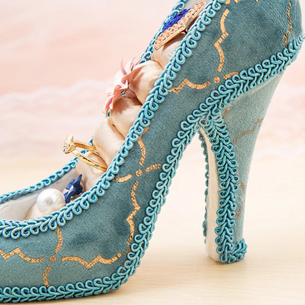 Affordable Blue Gilding Jewelry Holder Eye-Catching Decoration Gift Wedding Birthday Jewelry Storage Rack Display Rack