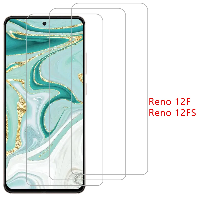 protective tempered glass for oppo reno 12f 12fs screen protector on reno12f reno12fs reno12 12 f fs f12 4g 5g film glas opp opo