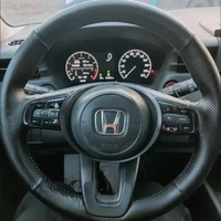 Customization Car Steering Wheel Cover Accessories Hand Sewing Microfiber Leather for Honda 2023 XRV Vezel Odyssey Ens1 Enp1