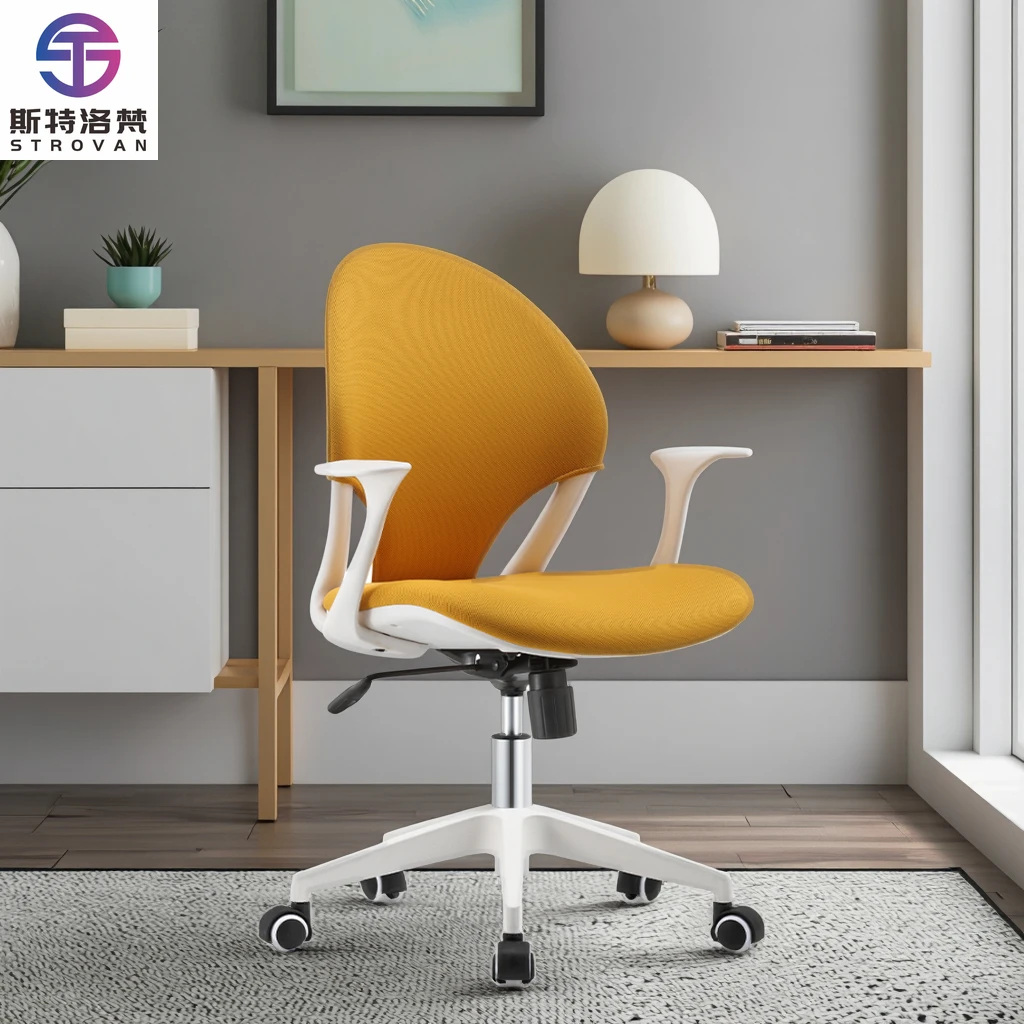 

Ergonomic Office Chair with Full Range Lumbar Support Massage Points Comfortably Office Room