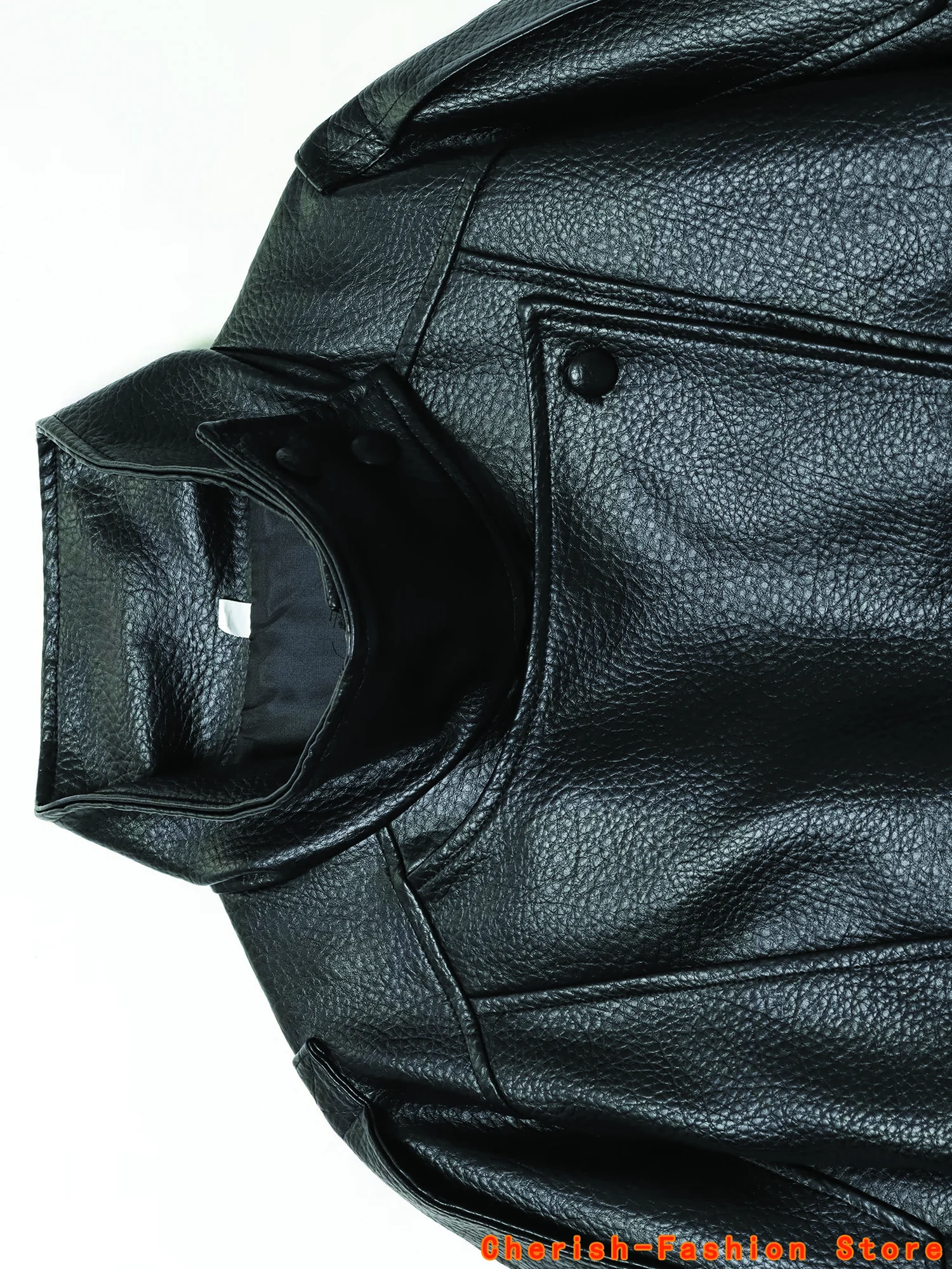 الخريف فو سترة جلدية للنساء عادية الصلبة سحاب أكمام طويلة بولي Leather معاطف جلدية موضة جديدة الإناث الشارع الشهير العلامة التجارية معطف