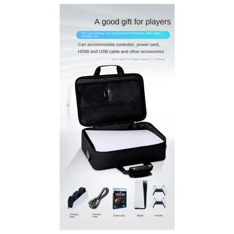 

Banggood Original Storage Bag Suitable for PS5 Host Computer Xbox One Shoulder Handbag Portable Protection Disc Handle Anti drop