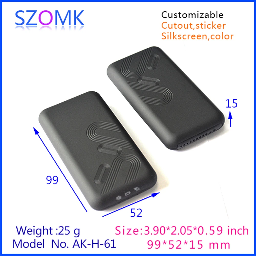 SZOMK diy new enclosure electronics plastic case (4 pcs) 99*52*15mm handheld electrical control box, plastic instrument sensor