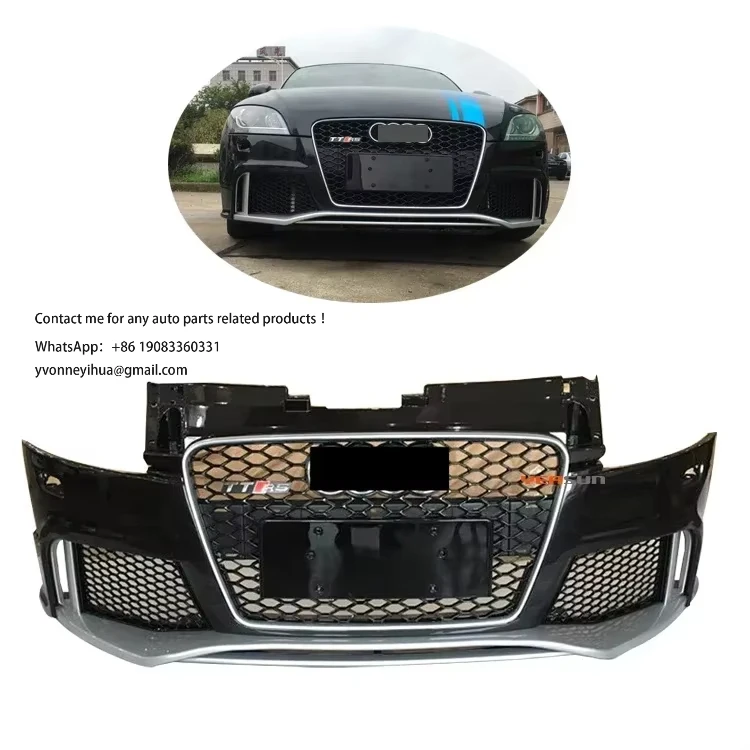 

For Audi TT 8J Facelift PP Material TTRS Front Bumper Body Kit 2008 2010 2014