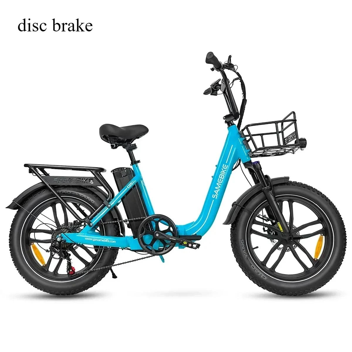 Electric bike Foldable C05 PRO 500W motor 36V13AH battery leisure e-bike city commuting travel 20-inch fat tire electric bicycle image 5