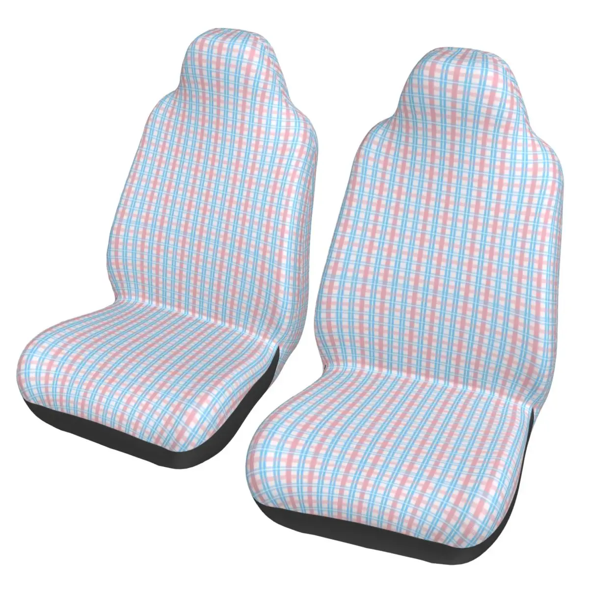 Trans Pride Tartan Universal Car Seat Cover Four Seasons Travel Seat Covers Fabric Fishing
