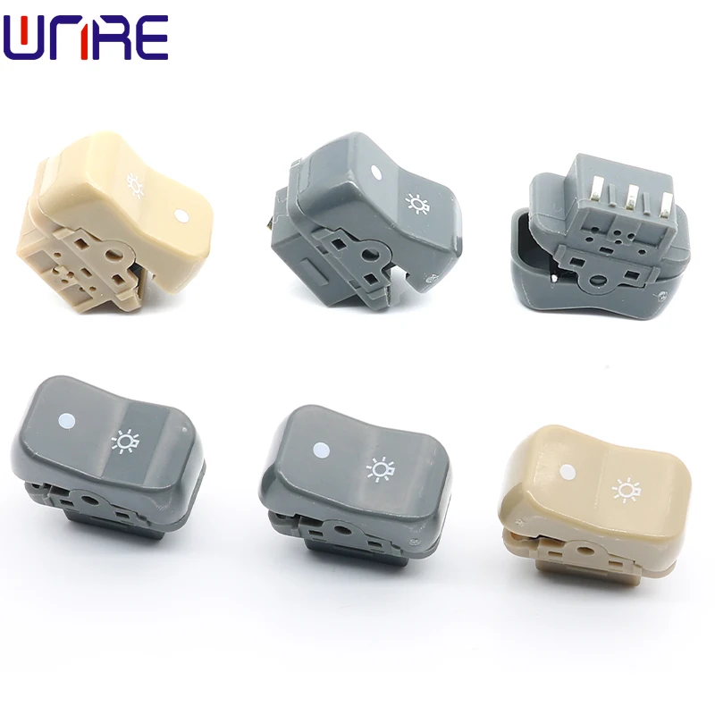 Dimming Button DDCAN-13 Two Gears Headlight Switch Handle Modified Electric Motorcycle Accessories Boat Shaped Power Switch