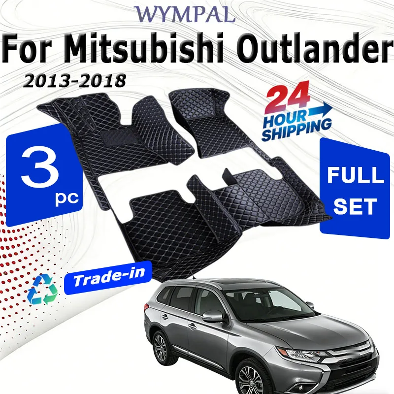 

Carpets Car Floor Mats For Mitsubishi Outlander 2018 2017 2016 2015 2014 2013 (5 Seats) Auto Interior Covers Automotive Vehicles