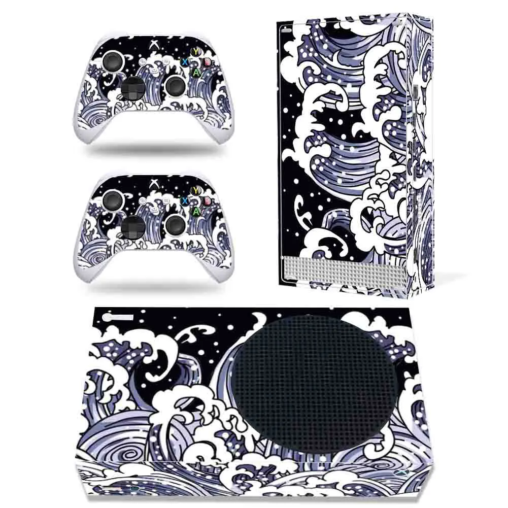 WAVE 3036 Xbox series S Skin Sticker Decal Cover Xboxseriess Vinyl XSS Skin Console and 2 Controllers