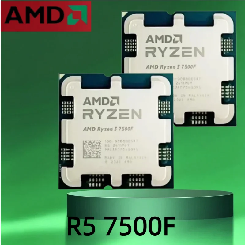 

AMD Ryzen 5 7500F R5 7500F 3.7GHz L3=32M 6-Core 12-Thread DDR5 Processor 5NM Socket AM5 65W
