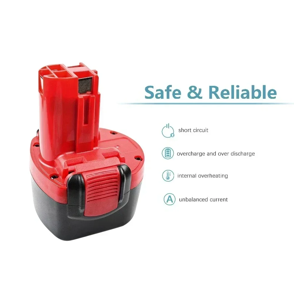 2023.9.6V 12800mAh High-capacity NI-MH Rechargeable Battery Power Tools Battery for BAT048 PSR 960 BH984 BAT048 BAT119 L50