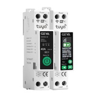 GEYA 1-63A Smart WiFi Circuit Breaker TUYA MCB with LCD Display ​SafetyOver Current Under Voltage Wireless Remote Control Switch