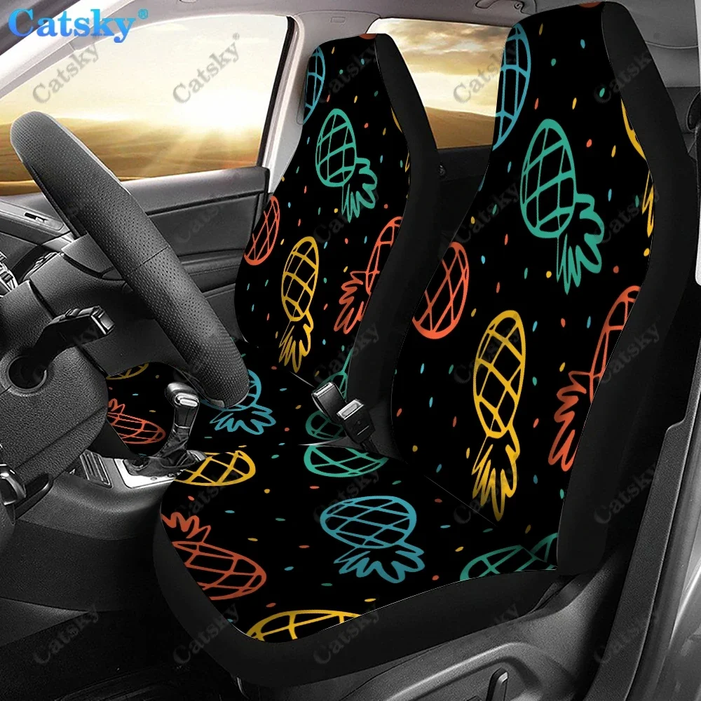 Pineapple Pattern Car seat cover interior accessories printed pattern protection stain-resistant seat cover