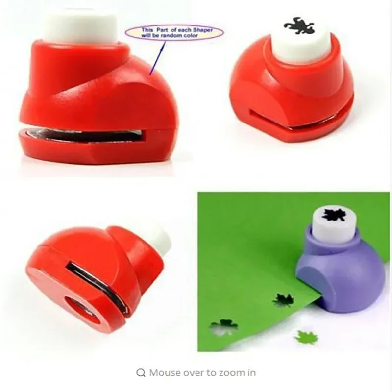 Kind Kind Mini Afdrukken Papier Handvormer Plakboek Tags Kaarten Ambachtelijke Diy Punch Cutter Tool 16 Stijlen