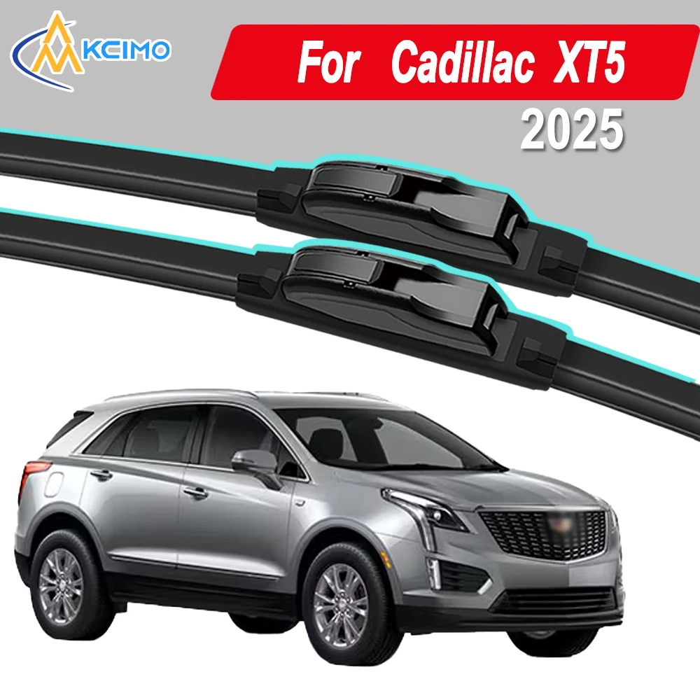 

Silicone Car Wiper Blades for Cadillac XT5 2025 - All Weather Silent Wiper Blades, Quick Release Clip