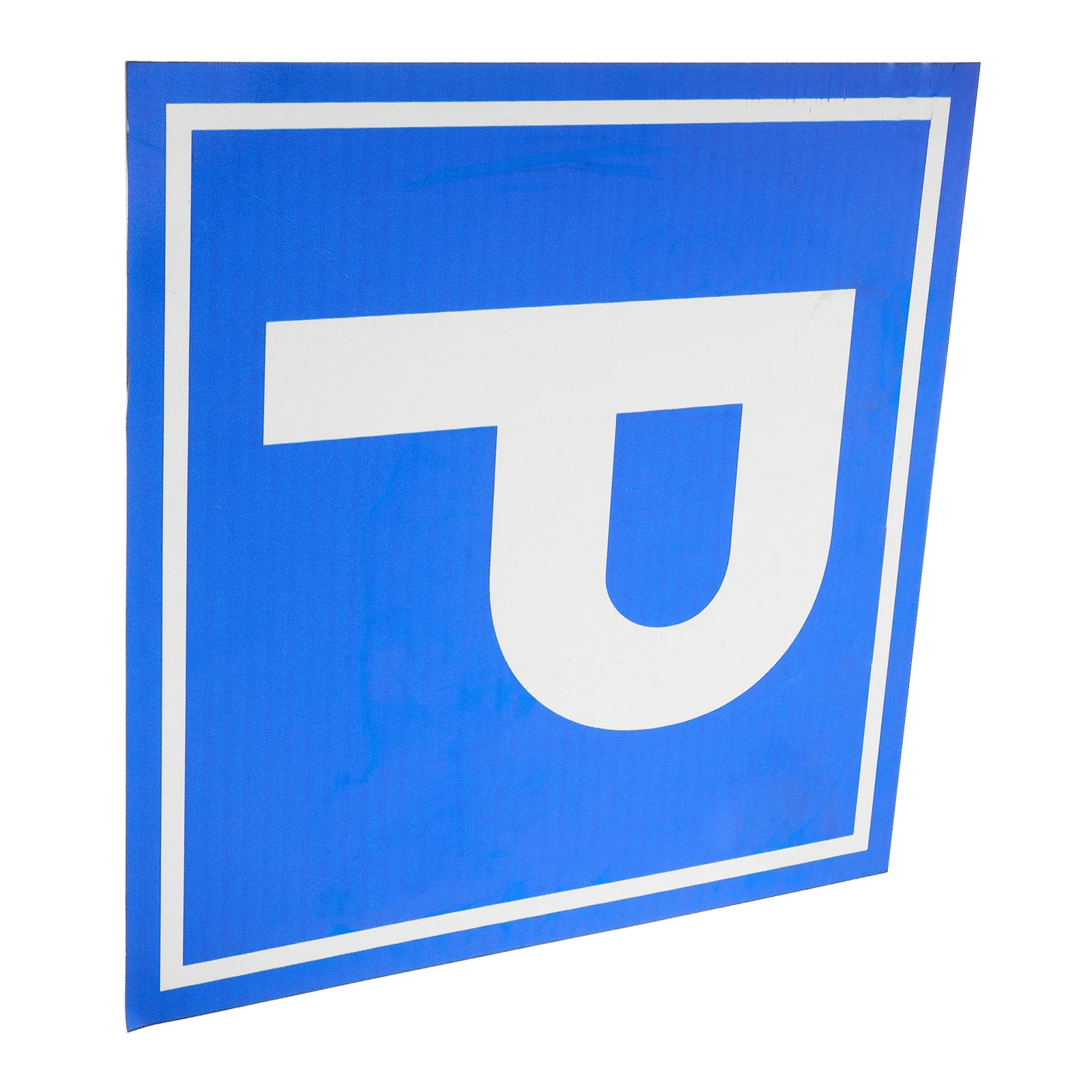 Parking Lot Safety Sign 40x40x0.8CM Aluminum Visible Signage Construction Reflective Road Symbol Signs Traffic Safety