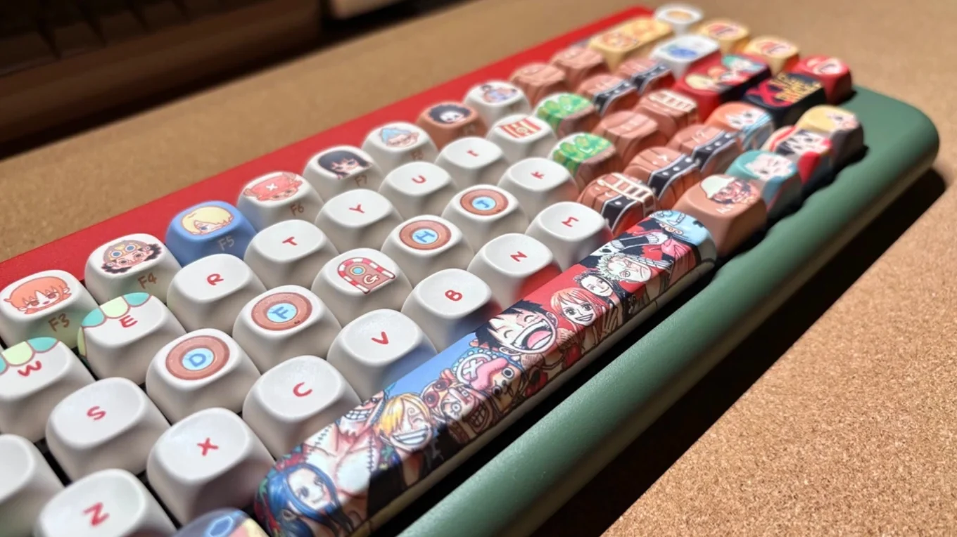 Anime One Piece Mechanical Key - Custom Keycaps ulasan dan harga