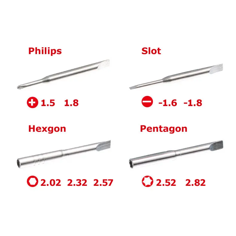 1Pc BT03 Schroevendraaier Bit Sockets Bits Voor Repareren Bril Horloge Mobiel Repareren Schroevendraaier Tool