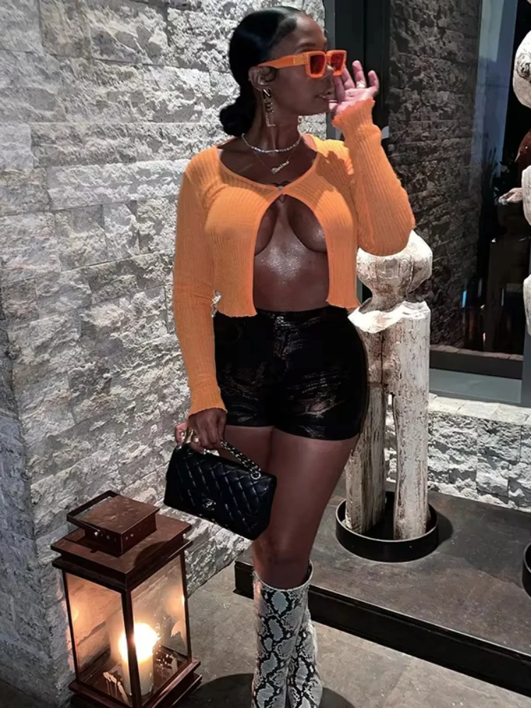 

Knitting Shirts For Women Clothing Single Button Y2k Top Mujer Solid Color Outfit Blouse Femmes O-Neck Camisa Feminina Elegantes