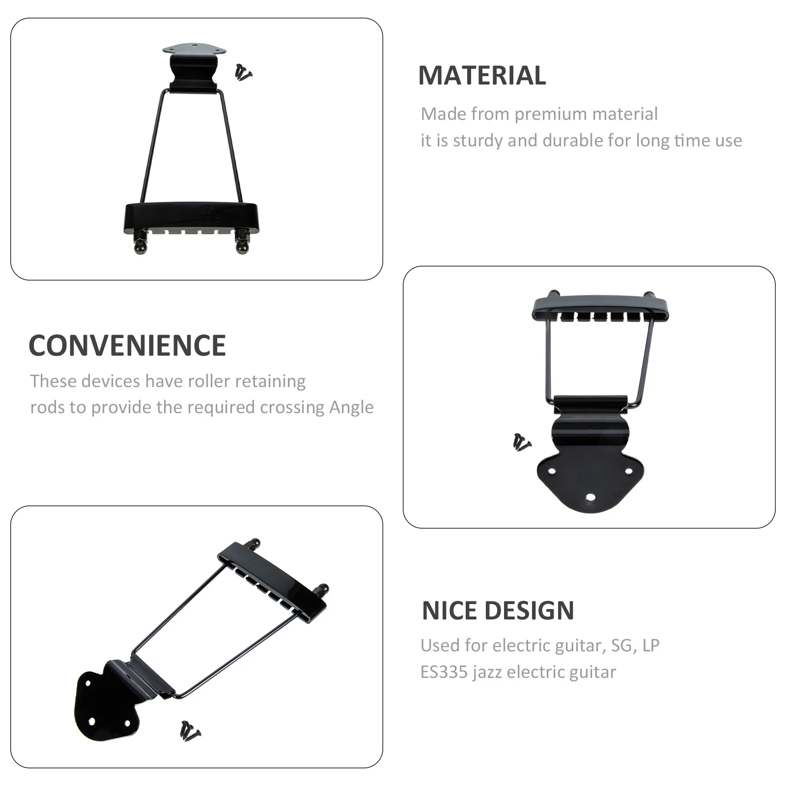 

1Set Guitar String Board Durable Professional Replacement for Broken Electric Guitar Bridge Accessories Practical String Pull
