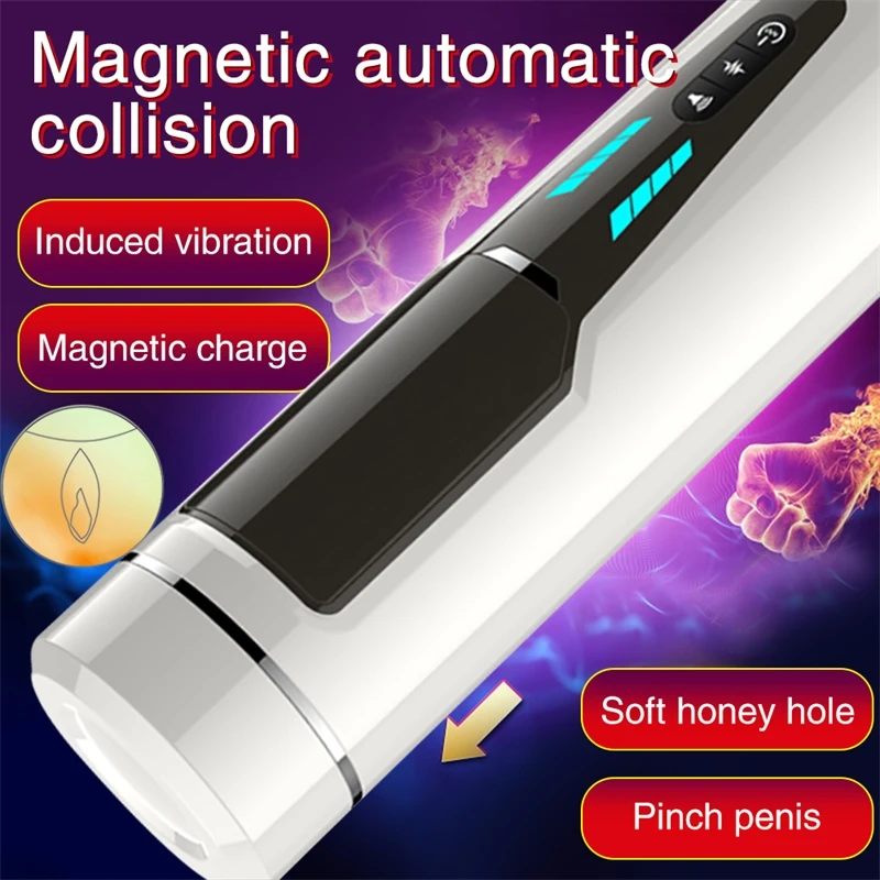 

Male Masturbator Automatic Piston Telescopic Rotation Sex Toys For Men Artificial Vagina Pussy Vibrator Oral Blowjob Sex Machine