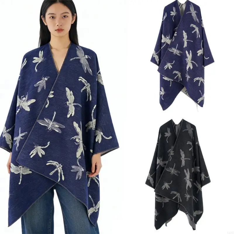 

Y3NE Oversized Warm Shawl Wrap Reversible for Women Warm and Soft Blanket Large Wrap for Fashionable Layering