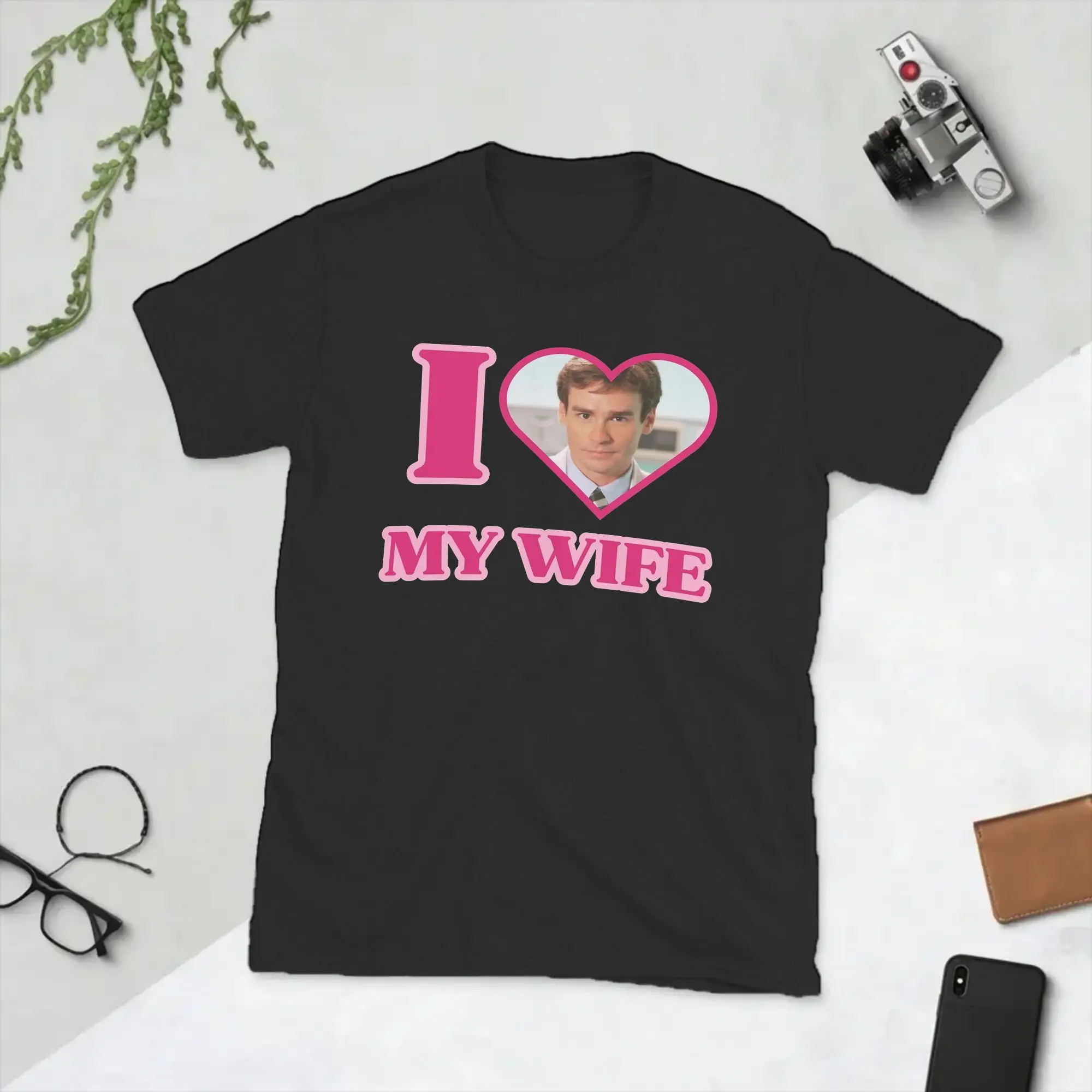 I Love James Wilson House MD Men's T Shirts  Fashion Tee Shirt Short Sleeve Round Neck T-Shirt Cotton Gift Idea Clothes