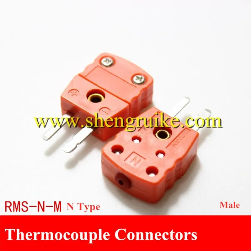 N Type Miniature male and female thermocouple connector flat pin